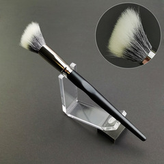 D934平斜點彩刷白加黑羊毛細光峰多功能動物毛臉部腮紅修容化妝刷