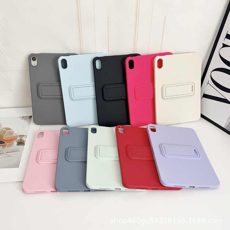 Comfortable Foldableing Stand Solid Color Suitable for Apple 10.2 Tablet Case, Light and Simple Ipad11 Anti-Fall Protective Cover Comfortable Foldableing Stand Solid Color Suitable for Apple 10.2 Tablet Case, Light and Simple Ipad11 Anti-Fall Protective Cover