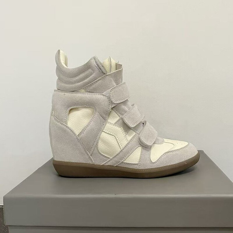 2026 Fall Hot-Selling Cross-Border Exclusive High-Top Height-Increasing Color-Block Round-Toe Women's Sports Casual Shoes, In Stock for Immediate Delivery 2026 Fall Hot-Selling Cross-Border Exclusive High-Top Height-Increasing Color-Block Round-Toe Women's Sports Casual Shoes, In Stock for Immediate Delivery