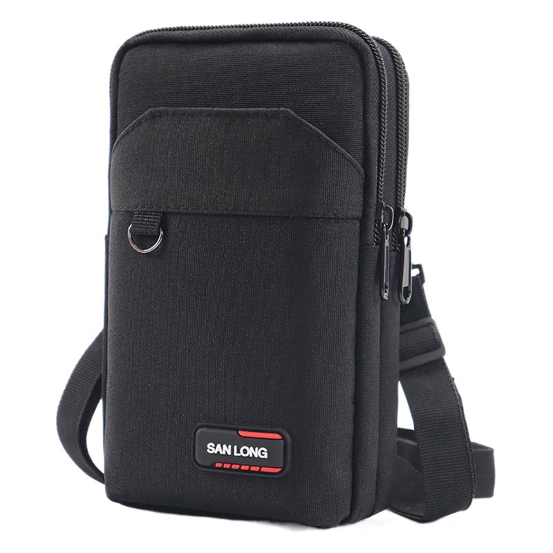 Waterproof multi-functional leisure outdoor sports travel running business money collection silver mobile phone bag new men's and women's waist bag