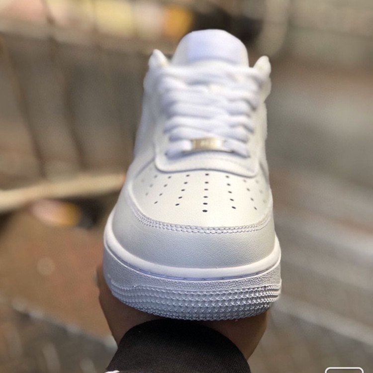 Putian Pure Original Air Force One Pure White AF1 First Layer Low-Gang Black Samurai Men's And Women's Sneakers Couple's White Shoes