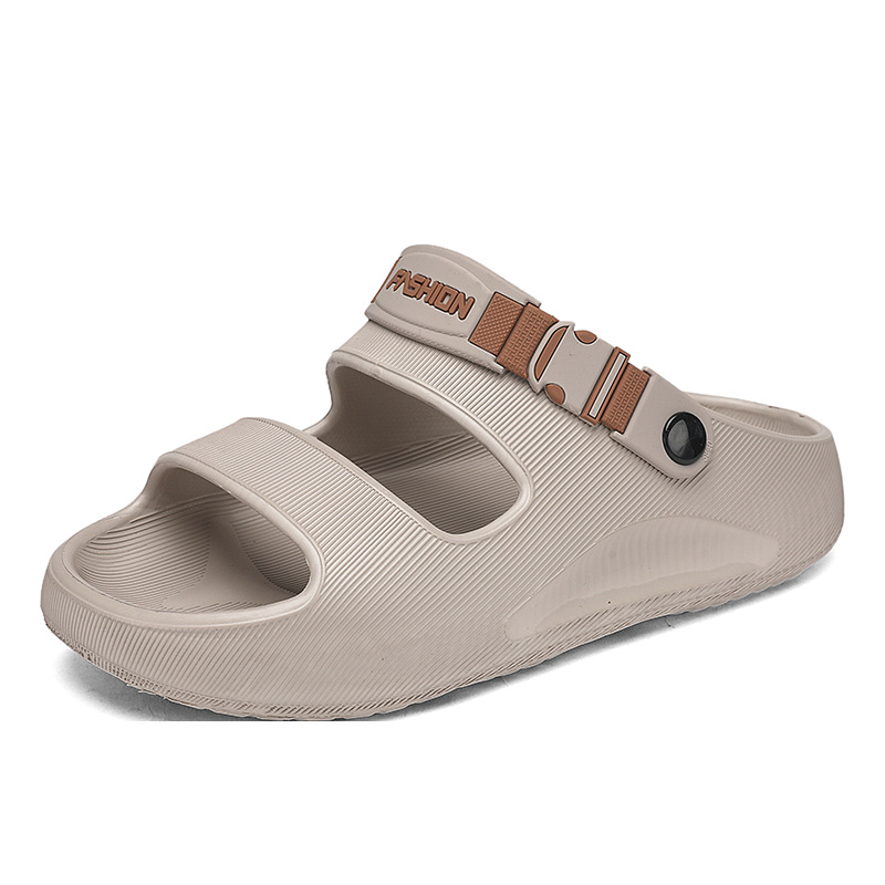 Zapatillas hombre verano al aire libre gran tamaño playa casual antideslizante vadeo zapatos de playa plataforma sandalias deportivas de dos desgaste