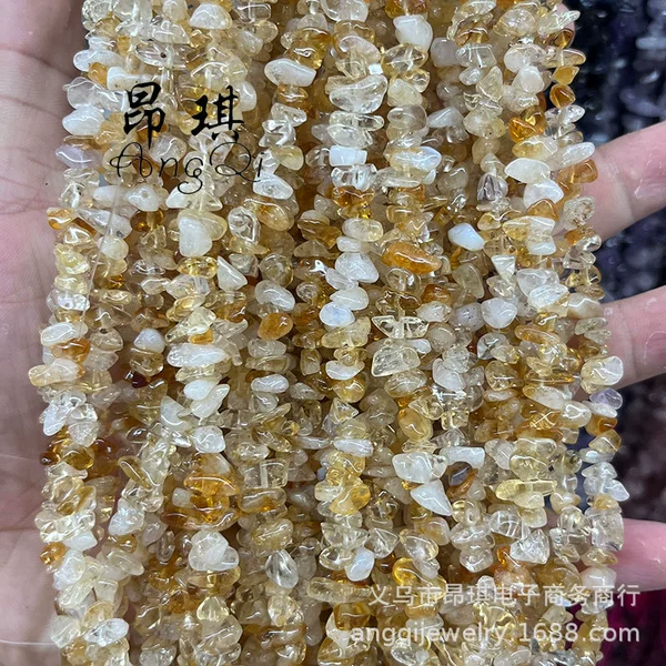 Natural yellow tower crystal