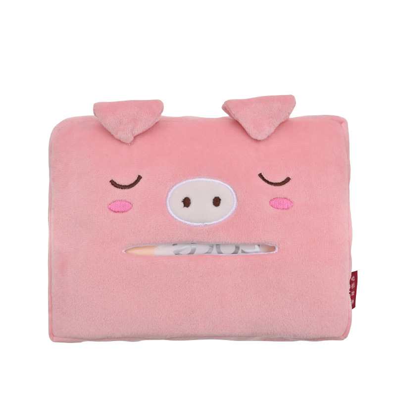 Caja de pañuelos de coche creativo caja de reposabrazos caja de pañuelos de coche lindo de dibujos animados colgando suministros de decoración interior