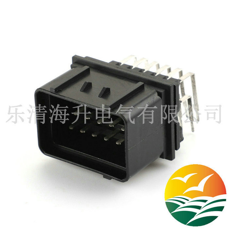 344106-1汽车连接器接插件18孔18芯黑色线束插头国产插件344103-1