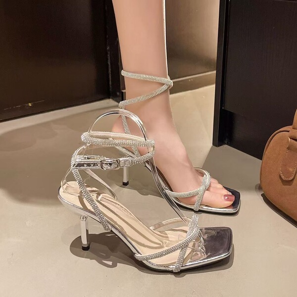 Casual summer high heels