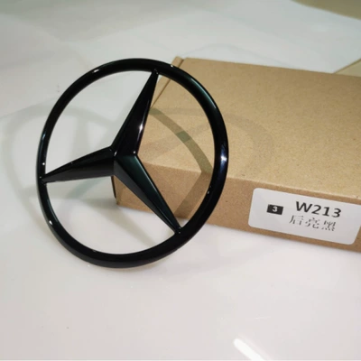 Suitable for Mercedes-Benz A-Class B-Class C-Class E-Class S-Class Gla Cla Glc Glk Rear Trunk Star Logo Car Logo Tail Logo (Car logo) - no-1-w204-c-level-a2047580058-glossy-black