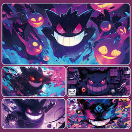 耿鬼鼠标垫超大电脑键盘垫男生动漫滑鼠垫电竞游戏桌垫办公室桌垫