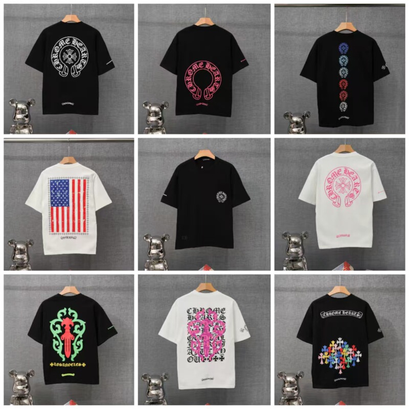 Ch Cro Correct Edition Chest Pocket 2026 Summer Hot-Selling Collection Wholesale Printed Short Sleeve T-Shirt Dropshipping Ch Cro Correct Edition Chest Pocket 2026 Summer Hot-Selling Collection Wholesale Printed Short Sleeve T-Shirt Dropshipping