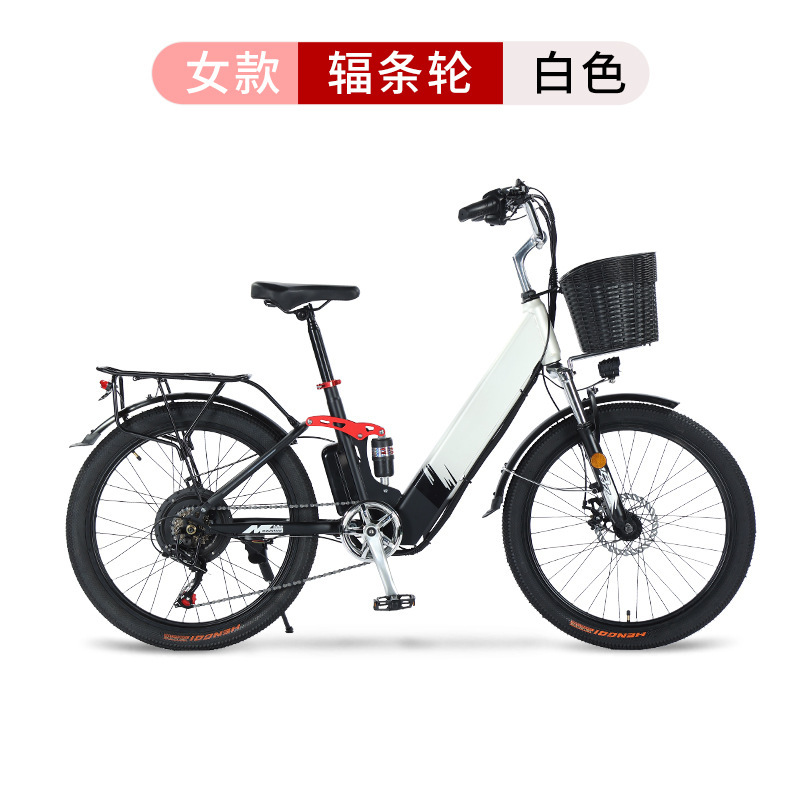 Nueva bicicleta de montaña eléctrica todoterreno bicicleta de velocidad variable resistencia coche adulto de gama alta 24/7 tranvía eléctrico de litio