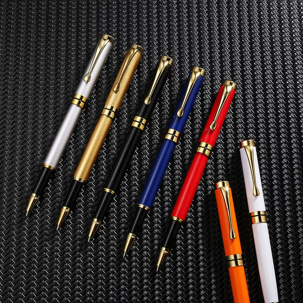 Factory direct supply metal signature pen ball pen office business neutral pen advertising gift pen LOGO