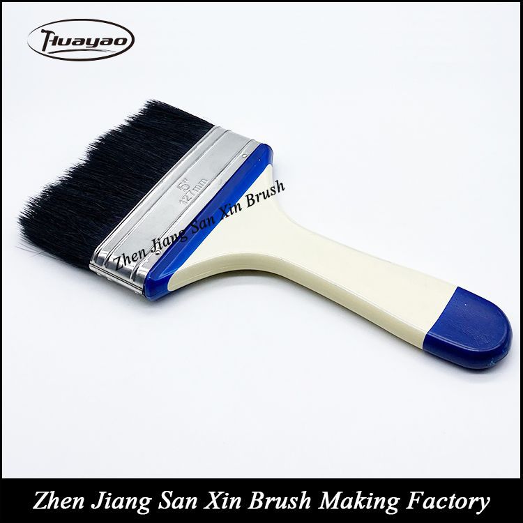厂家供应非洲油漆刷市场 102#猪鬃油漆刷 猪鬃毛刷 1-6寸规格