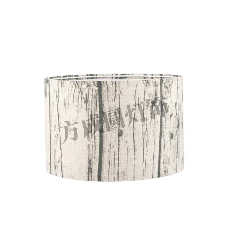 Cubierta de lámpara de tela de patrón de árbol transfronterizo lámpara de escritorio de dormitorio principal lámpara de lámpara de lámpara KD