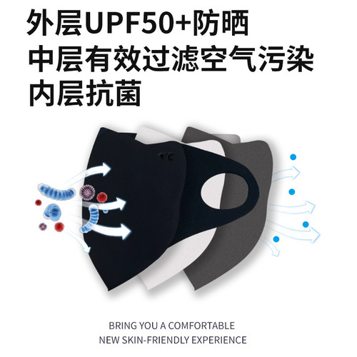 Winter Warmth Breathable Protective Maillard Mask with Eye Corner Protection, Thick Cold-Resistant Sponge Face Mask for Both Men and Women