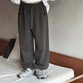 男童运动裤儿童针织裤2026秋季新款洋气儿童卫裤韩范女童裤子春秋