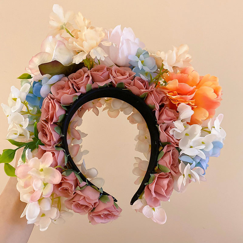 933g Weight Hair Band Hair Accessories Type 1 Piece Quantity Daily Occasion Cloth Material Flower Pattern All Seasons Season Women's Gender Sweet Style Sweet Women's Flower Cloth Hair Band 10
