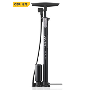 Deli High-Pressure Pump for Home Bicycles and Basketballs Portable Inflatable Pump with Meter Dl-Qt002 003 07