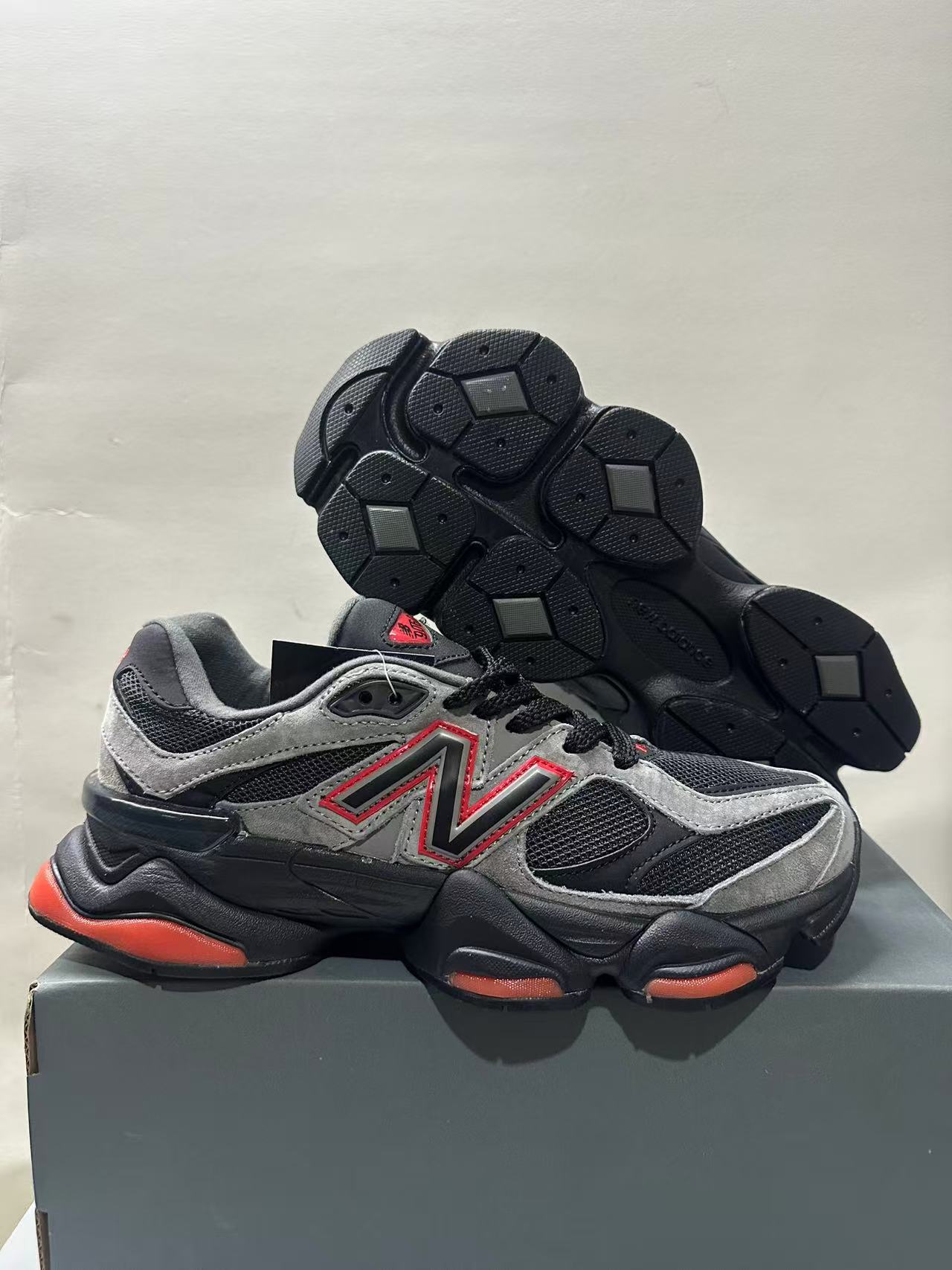 Zapatos Pitian puro comercio exterior original NB9060 tendencia de zapatos de papá retro altura pareja estudiantes hombres y mujeres zapatos deportivos para correr