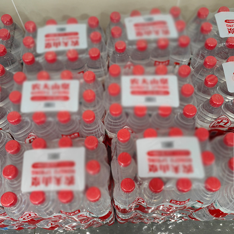 Impresión de fábrica película retráctil PE película Termocontraíble impresión en color embalaje plástico película de sellado jugo bebida cerveza película de embalaje