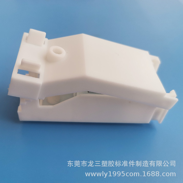 龙三塑胶厂供应L6210二位快速接线盒配PA9端子台防火阻燃