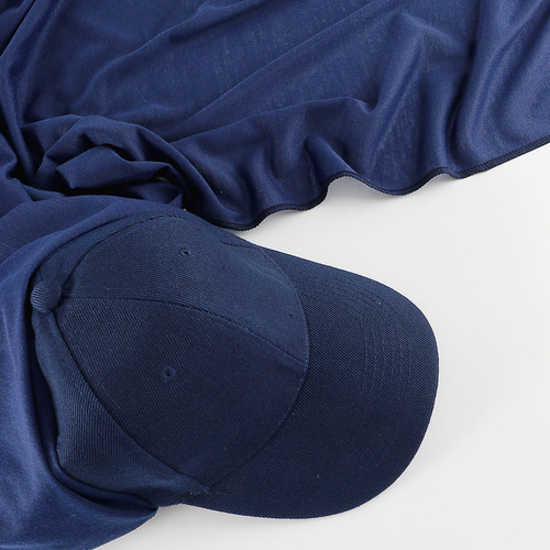 New foreign trade Shopee hot model solid color jersey and cotton baseball cap all-in-one hat set sun protection turban shawl