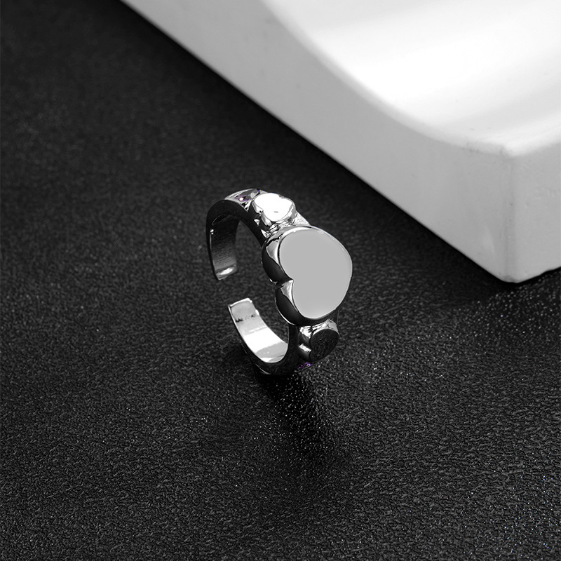 Hip Hop Men's Diamond Accessories Open Fashion Versatile Ring for Men and Women_voghion.com