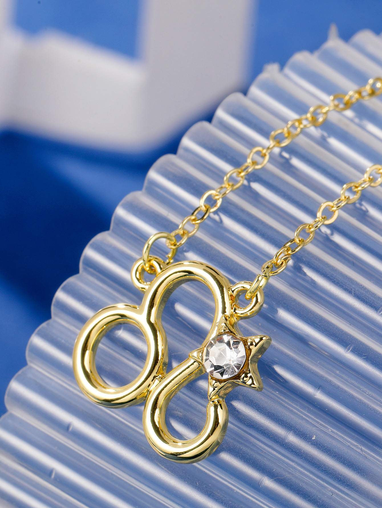 Fashion Constellation Alloy Plating Inlay Rhinestones Womenu0027S Necklace 1 Piece