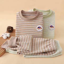 新款秋衣秋裤套装睡衣家居服小中大童套装儿童保暖内衣套装春秋款