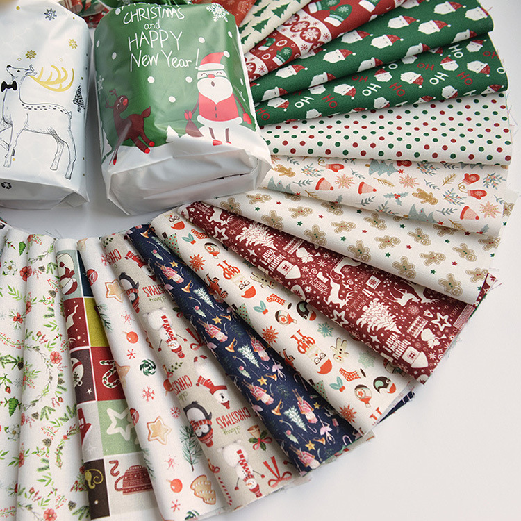 2022 moda de diseño de navidad 100% algodón impresión tela de camisa por patio