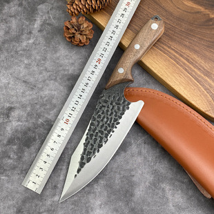 Cross-border Amazon outdoor special cutting knife hot 7 inch boning knife forging butcher barbecue camping tactical knife