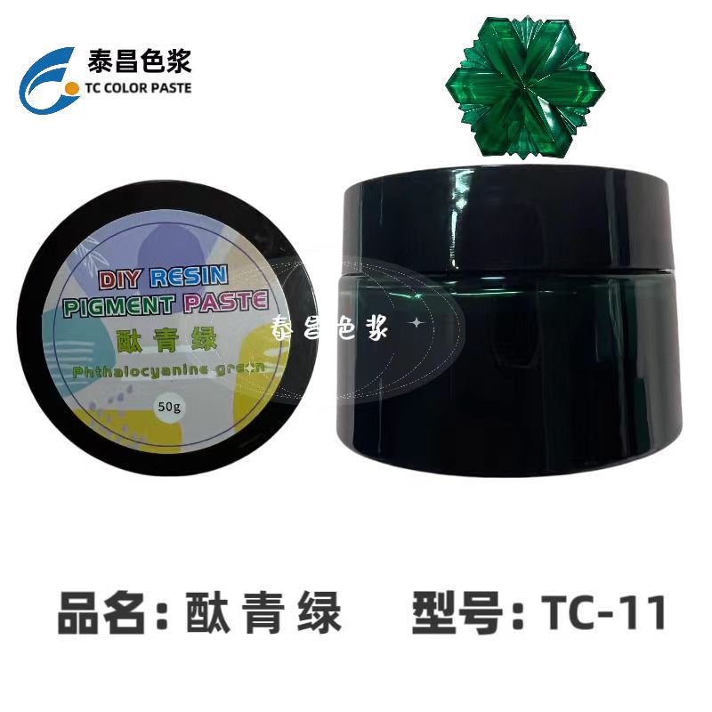 TC-11 글루 컬러 페이스트 그린, 오픈 병 50g