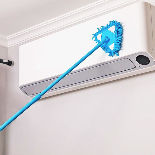 Triangular small mop, mini ceiling cleaning artifact, car washing and wiping, telescopic cleaning small mop