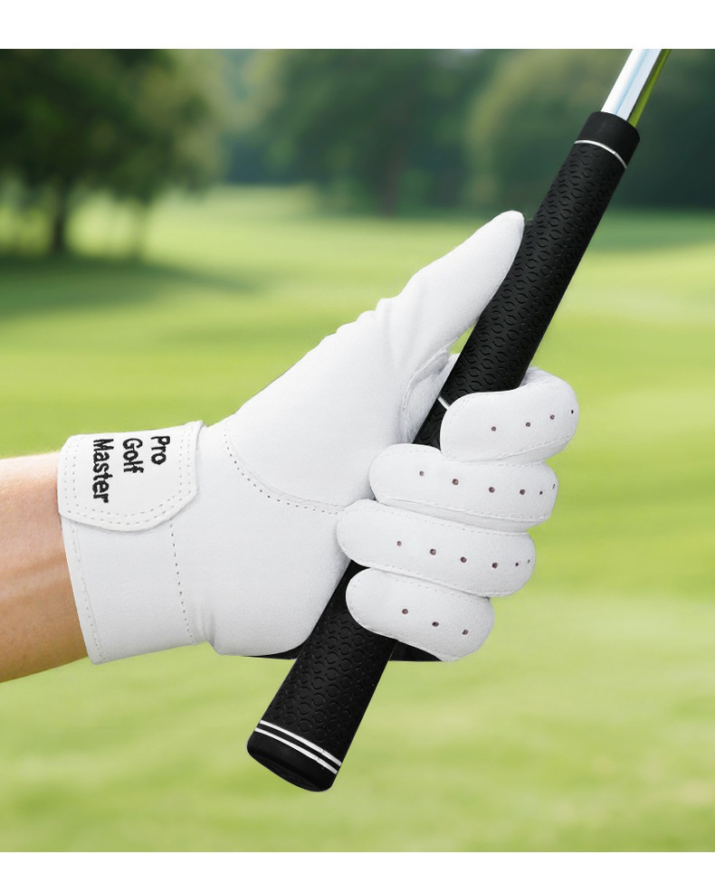 Găng tay golf PGM nam chỉnh sửa tư thế, da cừu chống trơn, thoáng khí, một tay trái — XL, L, M chi tiết 16