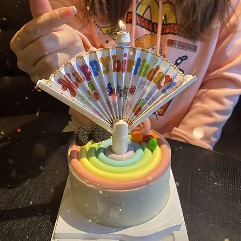 Vela de abanico una en inglés