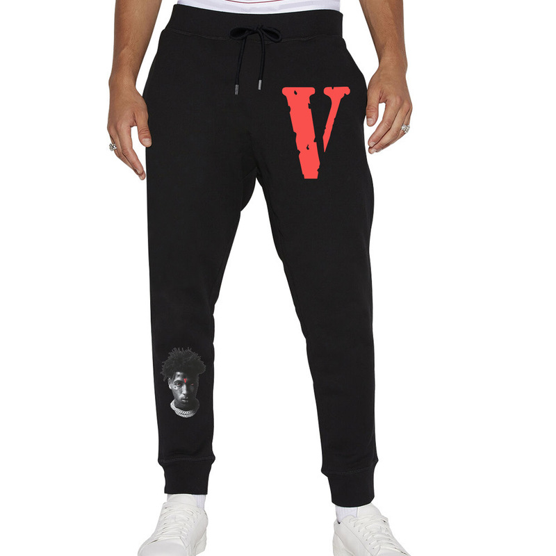Cross-Border Supply Vl Black Casual Long Pants Trendy Brand Star V Men's Sports Night Running Gray Sweatpants Wholesale Cross-Border Supply Vl Black Casual Long Pants Trendy Brand Star V Men's Sports Night Running Gray Sweatpants Wholesale