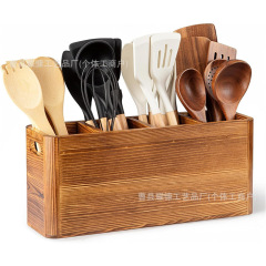 木製収納ボックスオフィス家庭用多目的木製収納ボックス家庭用キッチン食器分割整理収納ボックス