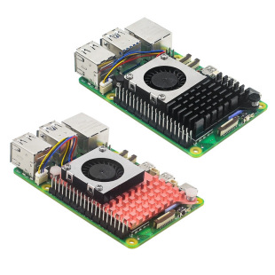 Raspberry Pi 5 radiator Active cooling fan Active Cooler pure copper/aluminum cooling fin