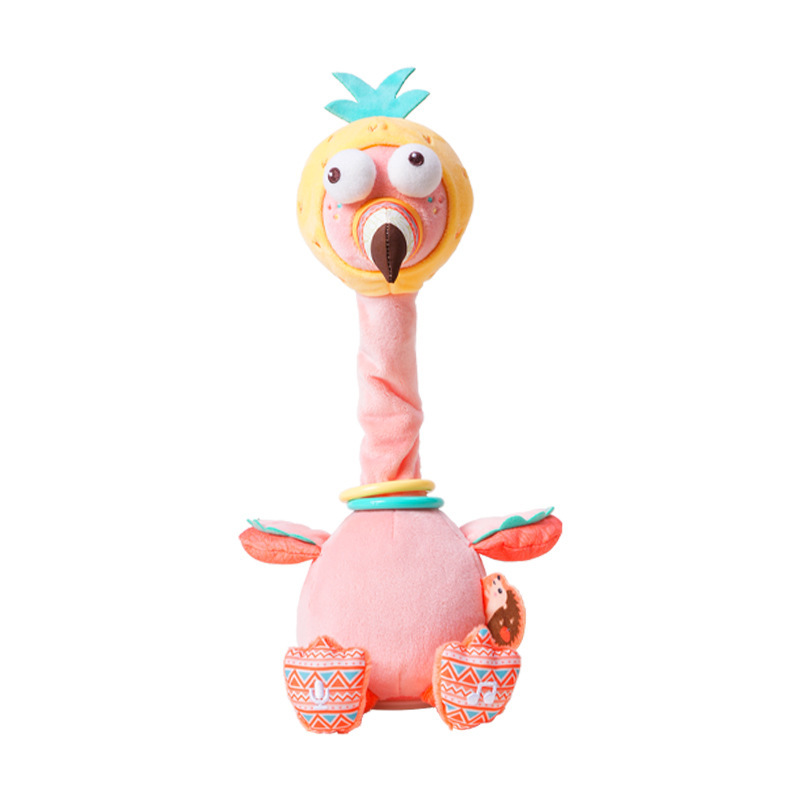 Jollybaby recién nacido torcido cuello muñeca de baile bebés educación temprana música peluche 0 años juguetes de educación temprana