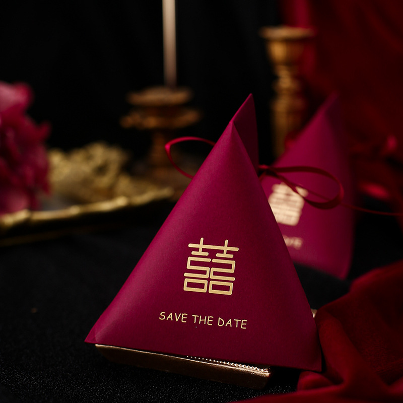 PK7J Happy Candy Box 2022 New Style Gift Box Package Self-Sealing Candy Box Bag Wedding Candy Box Married Candy Box