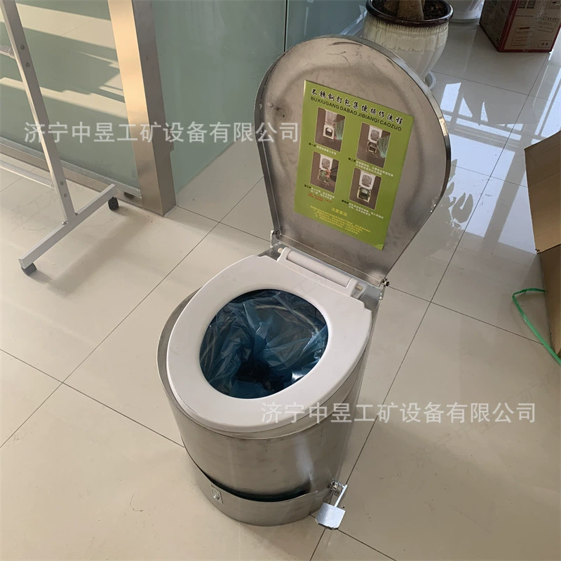 Шахтная сборка из нержавеющей стали унитаз Zhongyu поставляет укрытие из нержавеющей стали унитаз