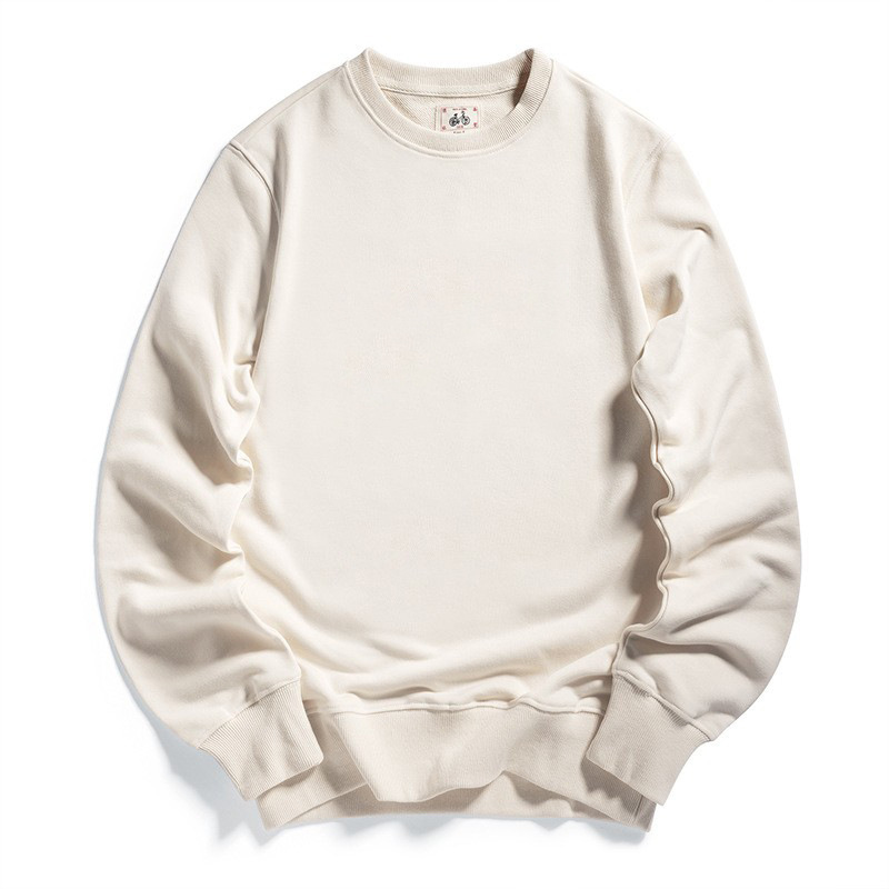 80 s Nostalgic Clothing Retro Jacket National Fashion Clothes Niche Youth Long Sleeve Round Neck T-shirt Loose Sweatshirt for Men