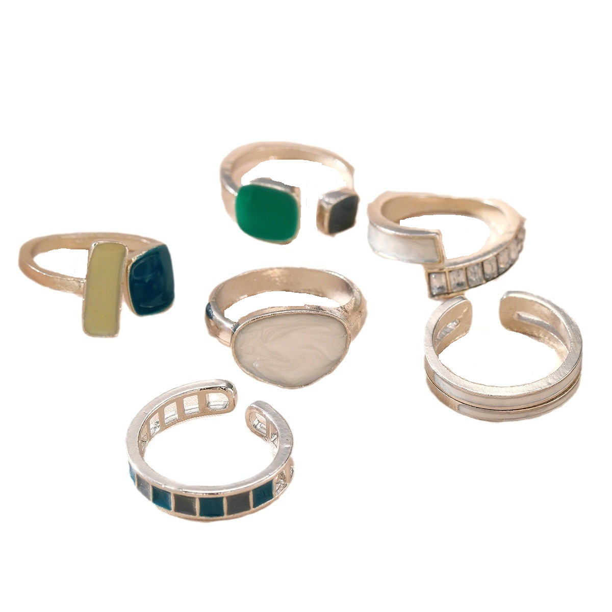 Emerald Ring For Women Minimalist Adjustable Designer Ring_voghion.com