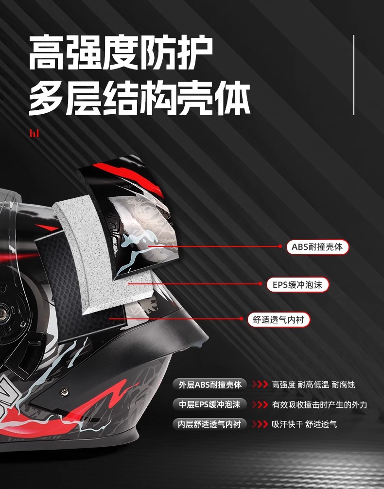 3C certified smart tail light open-face motorcycle helmet, custom full-face helmet for electric motorbikes, unisex, suitable for all seasons and summer