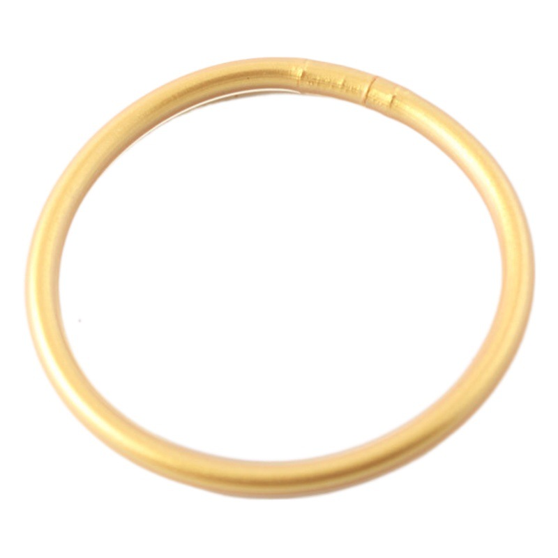 Multi-tamaño transfronterizo europeo y americano nuevo ins pulsera de silicona brillante moda hoja de oro pulsera de silicona para las mujeres