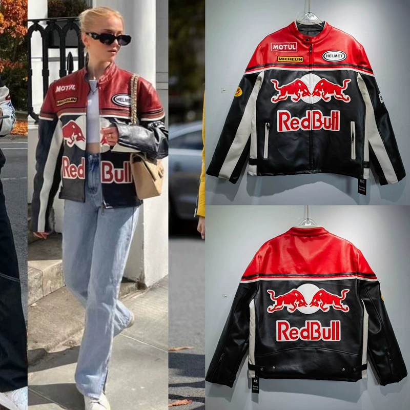 Новая куртка из кожи мотоциклетного стиля Harley для мужчин и женщин, одинаковый стиль с хлопком ретро мотоциклетная одежда тяжелой промышленности вышивка плюс кожаная куртка
