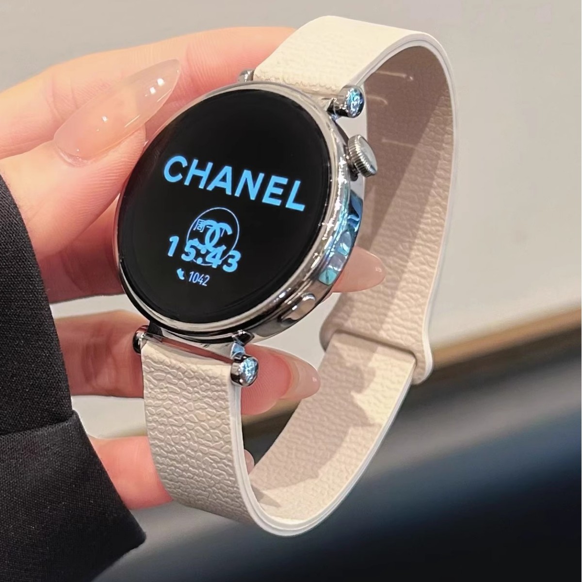 Litchi Pattern Strap Suitable for Huawei Gt6 Watch Band Gt5 Pro High-End Feel Watch5Gt5432Pro Women's New Model