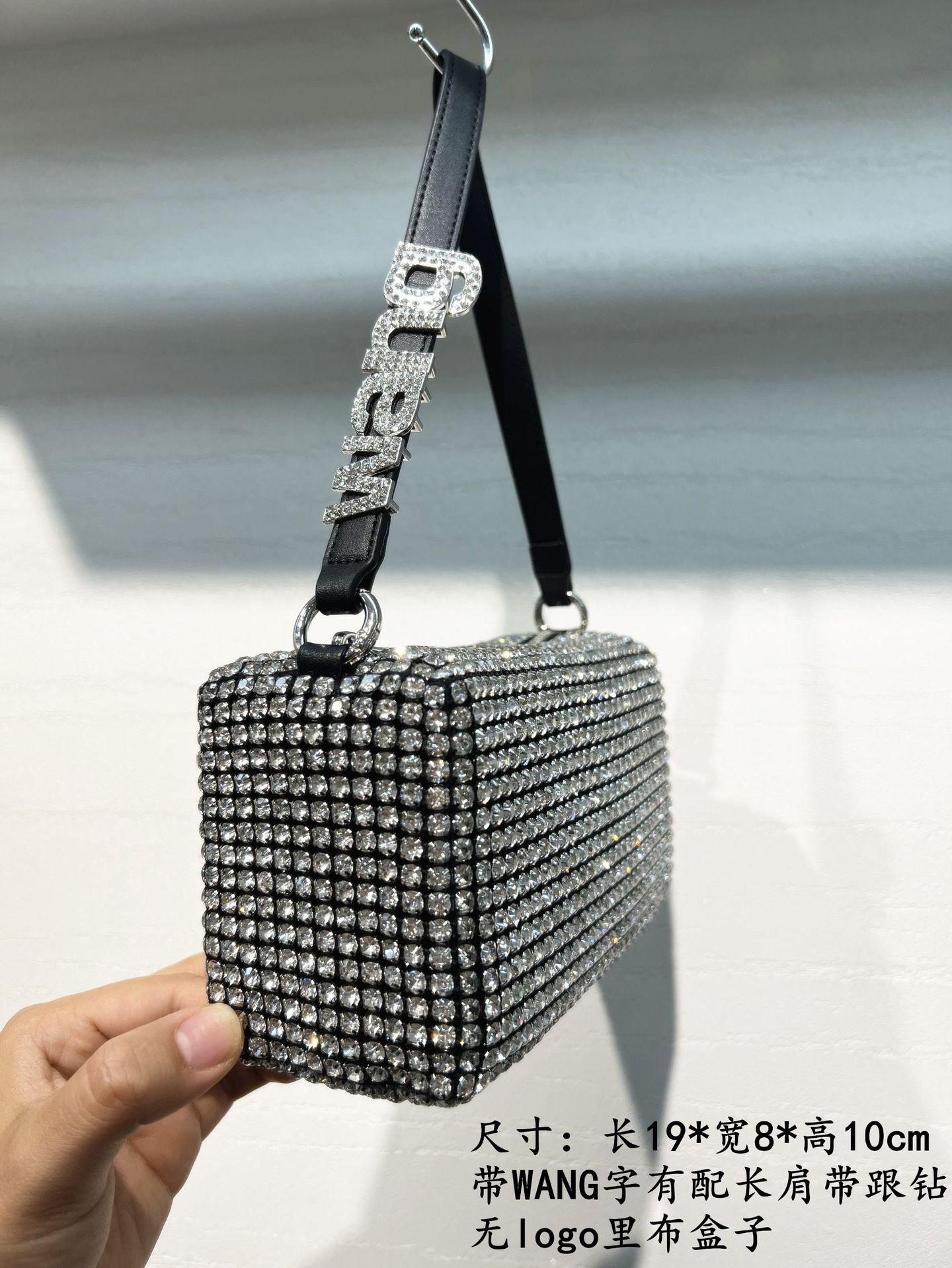 Bolsa de gala bolsa de mujer llena de diamantes bolsa de cubo con diamantes 2022 bolsa de mujer crossbody gran rey bolsa de diamantes pic 26