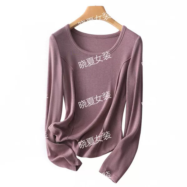 Cardamom purple crew neck