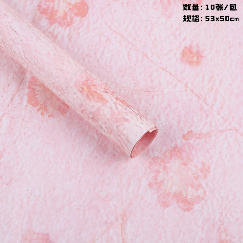 Relieve estereoscópio pétalos Dongba papel impermeable relieve papel kraft pliegue mano papel frotado artesanal DIY embalaje image 7