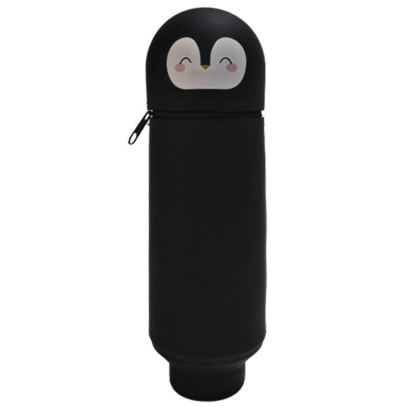 Estuche de lápices de silicona con diseño de panda